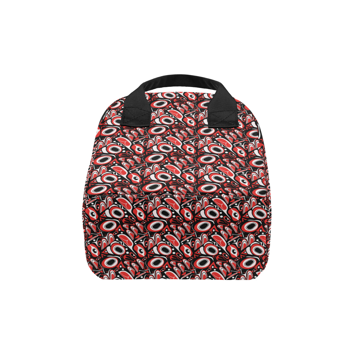 Totem Pole Texture Design Insulated Lunch Bag