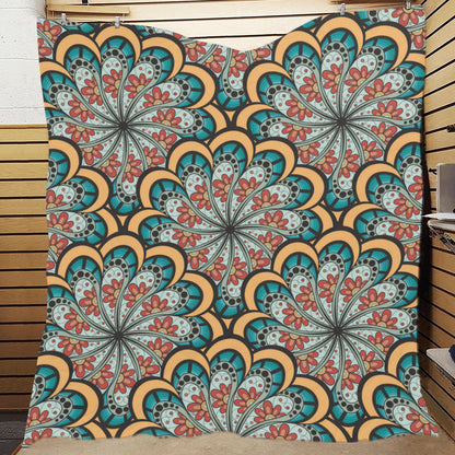 Mandala Pattern Print Design 01 Premium Quilt