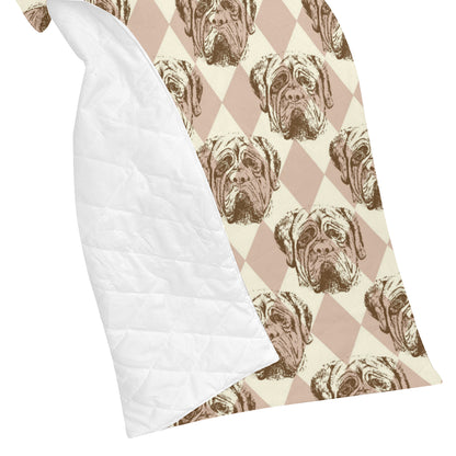 Mastiffs Pattern Print Design 01 Premium Quilt
