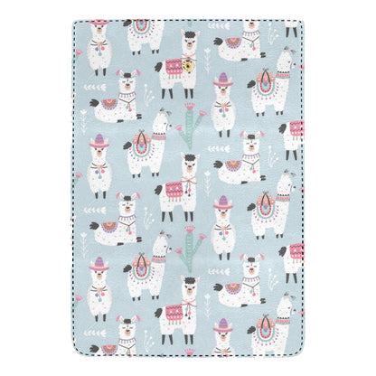 Llama Pattern Print Design 04 Women's Trifold Wallet