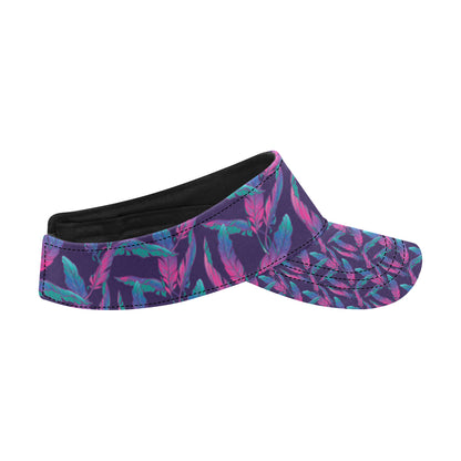 Banana Leaf Pattern Print Design 08 Unisex Sun Visor