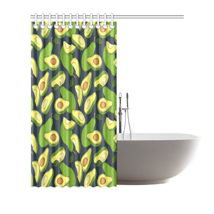 Avocado Pattern Print Design AC013 Shower Curtain