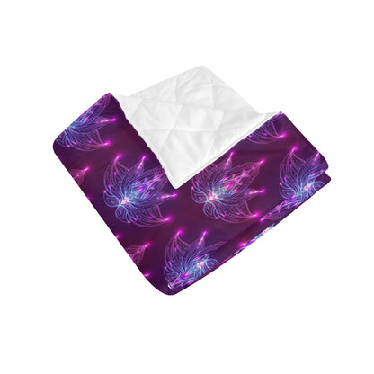 lotus Pattern Print Design LO01 Premium Quilt