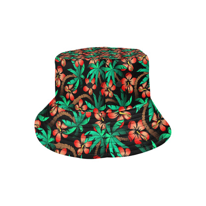Hawaiian Themed Pattern Print Design H022 Unisex Bucket Hat
