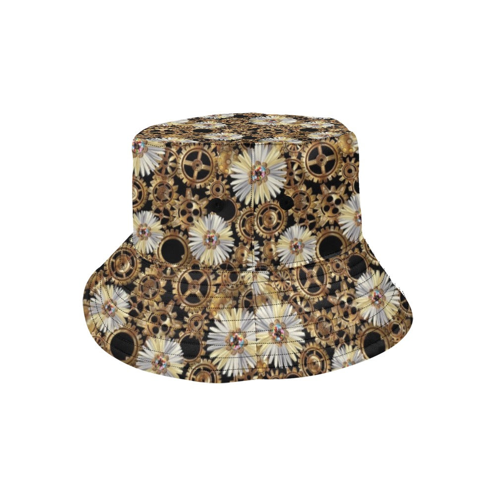 Steampunk Print Design LKS305 Unisex Bucket Hat