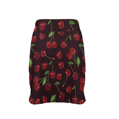 Cherry Fresh Pattern 17" Golf & Pickleball Skort with Pockets