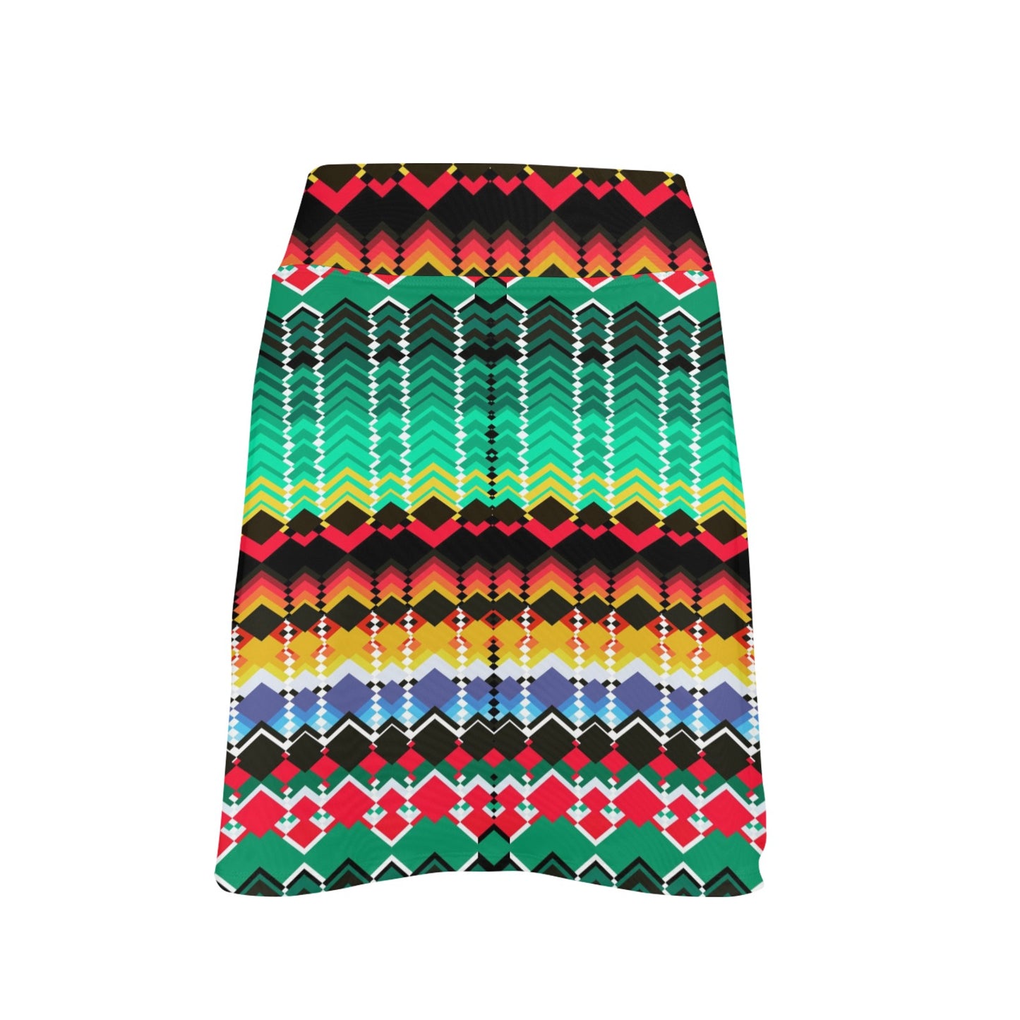 Serape Print Design LKS307 17" Golf & Pickleball Skort with Pockets