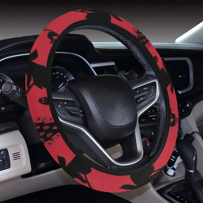 Witch Print Design LKS303 Steering Wheel Cover with Elastic Edge