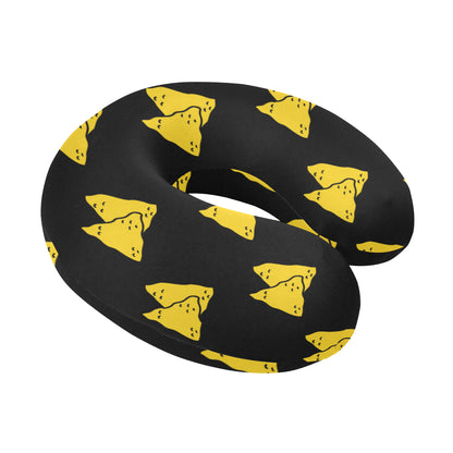 Nachos Pattern Print Design A02 U-Shaped Travel Neck Pillow