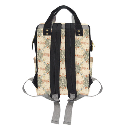 Leo Pattern Print Design 02 Diaper Bag Backpack