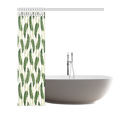 Kale Pattern Print Design 03 Shower Curtain