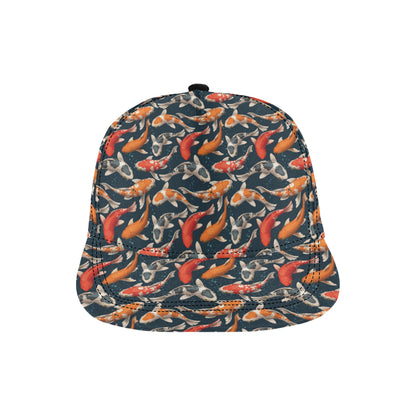 Koi Carp Cute Design Themed Print Snapback Cap