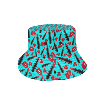 Lipstick Pattern Print Design LT02 Unisex Bucket Hat