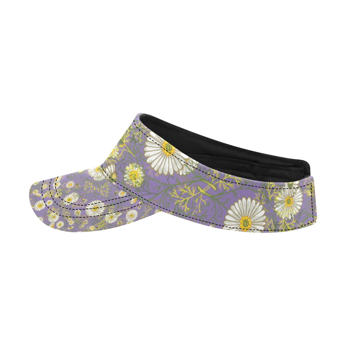 Daisy Pattern Print Design DS011 Unisex Sun Visor