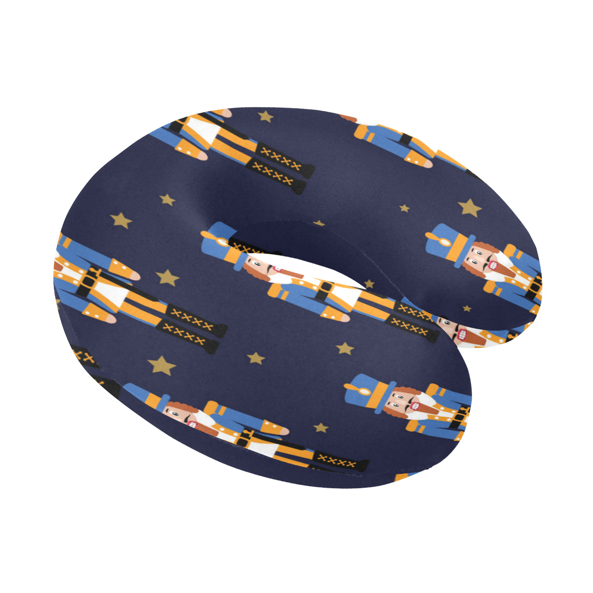 Nutcracker Pattern Print Design A04 U-Shaped Travel Neck Pillow