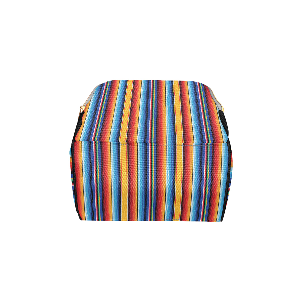 Mexican Blanket Stripe Print Pattern Diaper Bag Backpack