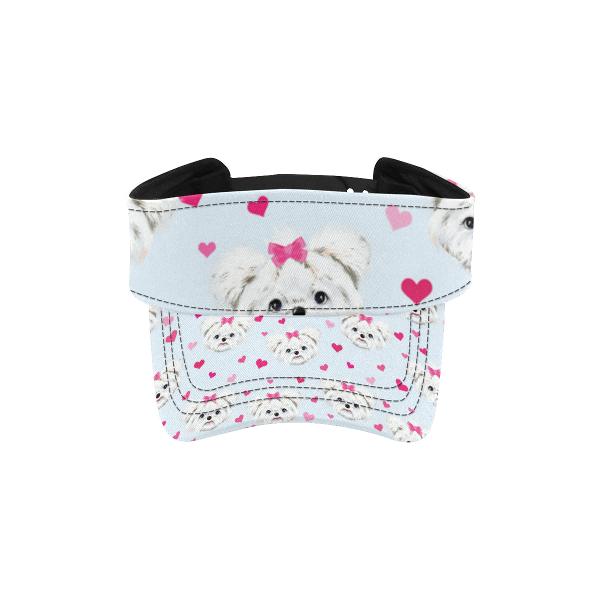 Maltese Pattern Print Design 03 Unisex Sun Visor