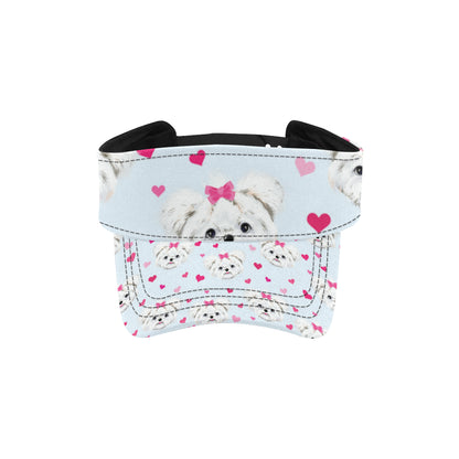 Maltese Pattern Print Design 03 Unisex Sun Visor