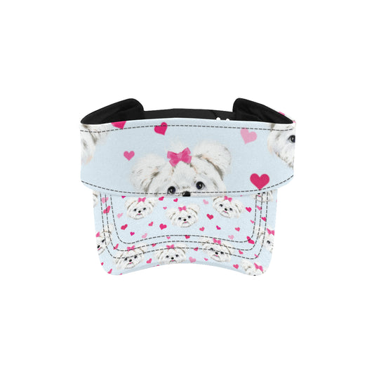 Maltese Pattern Print Design 03 Unisex Sun Visor