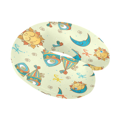 Pisces Pattern Print Design A03 U-Shaped Travel Neck Pillow
