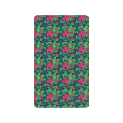 Zombie Themed Design Pattern Print Rubber Doormat