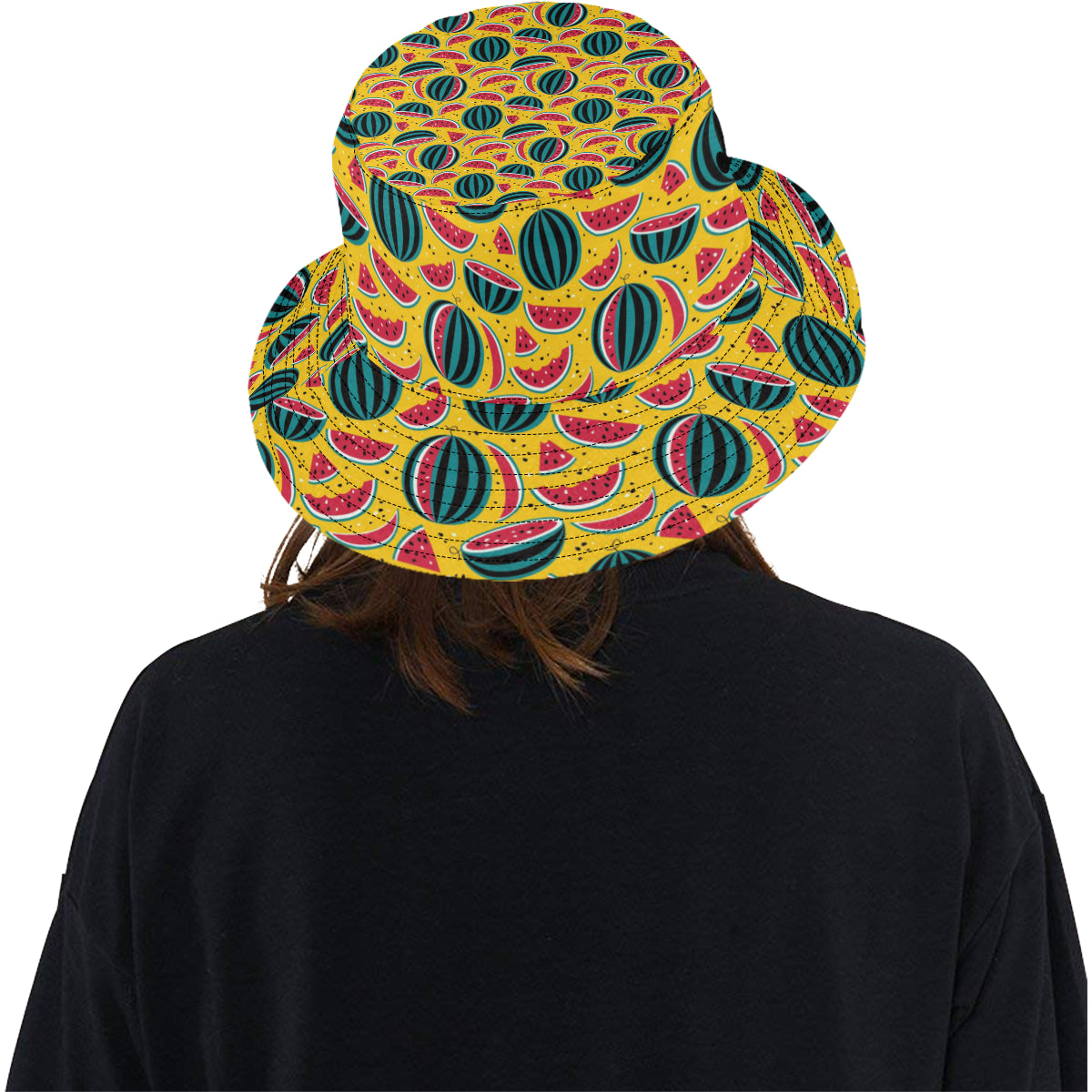 Watermelon Pattern Print Design WM02 Unisex Bucket Hat