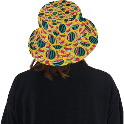 Watermelon Pattern Print Design WM02 Unisex Bucket Hat