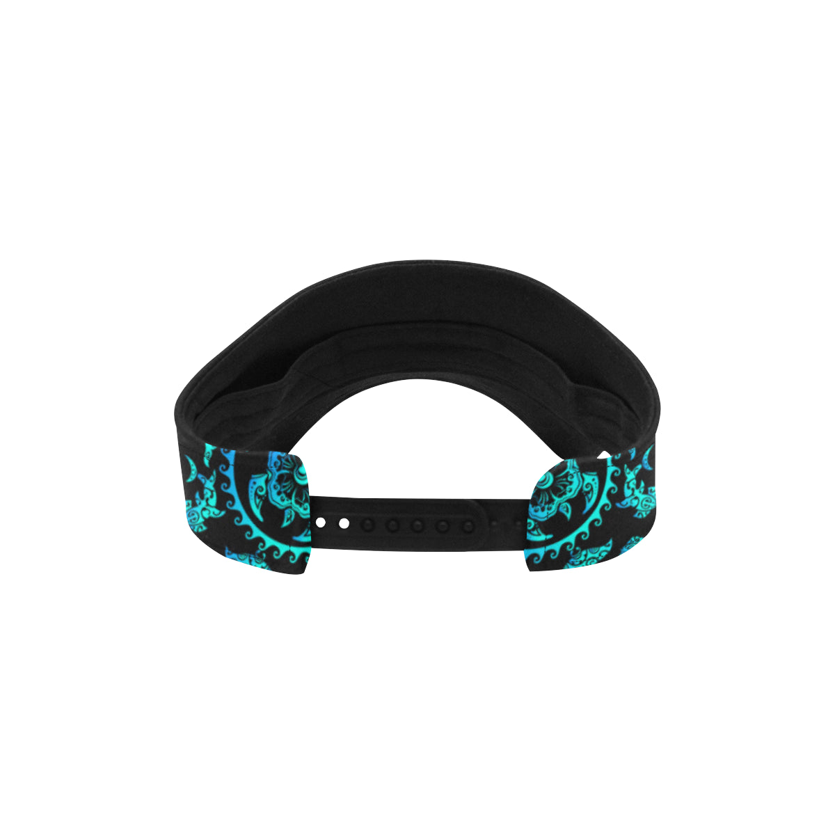turquoise Tribal Sea Turtle Hawaiian Unisex Sun Visor