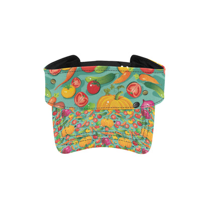 Vegan Colorful Themed Design Print Unisex Sun Visor