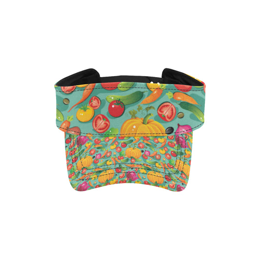 Vegan Colorful Themed Design Print Unisex Sun Visor