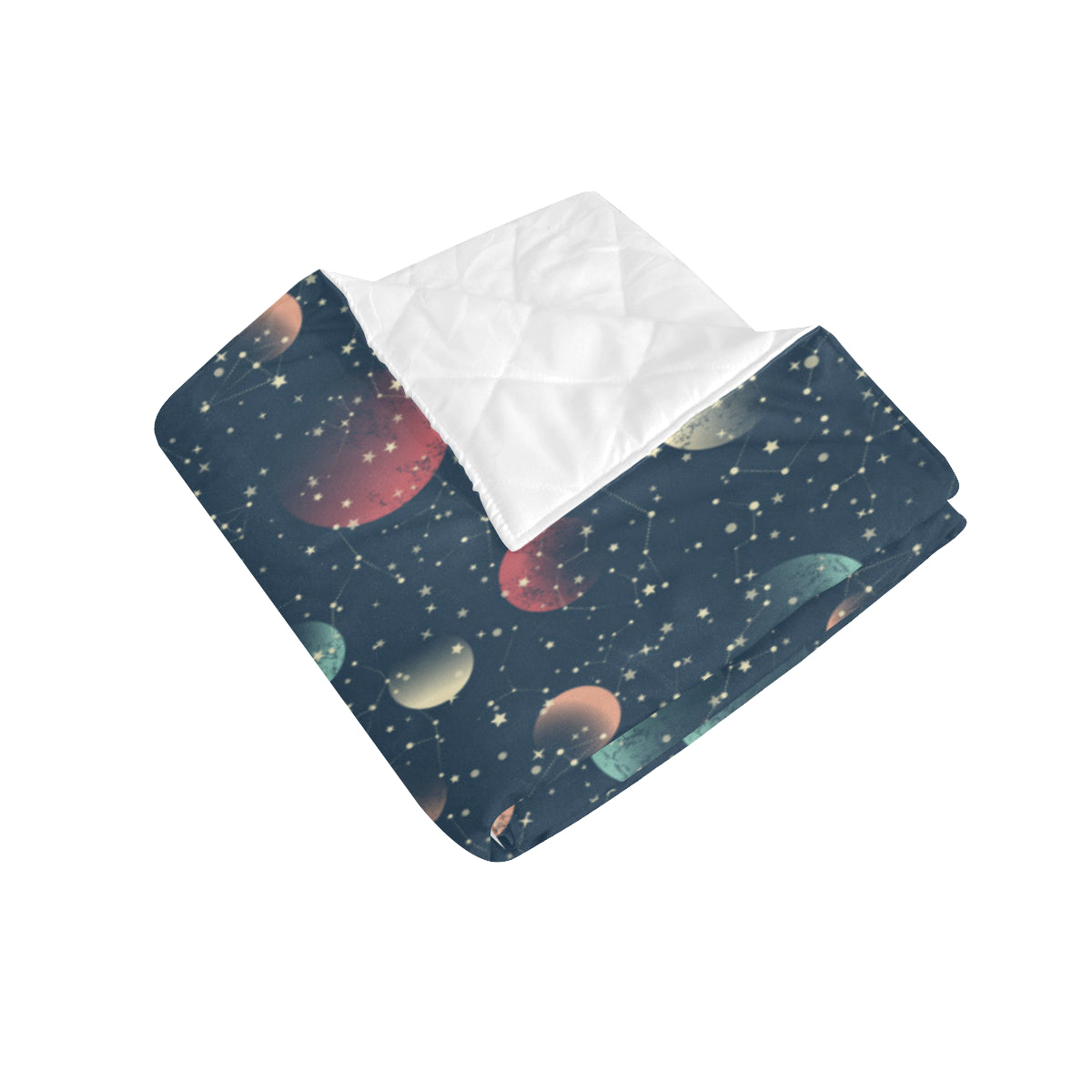 Cosmic Pattern Print Design 04 Premium Quilt