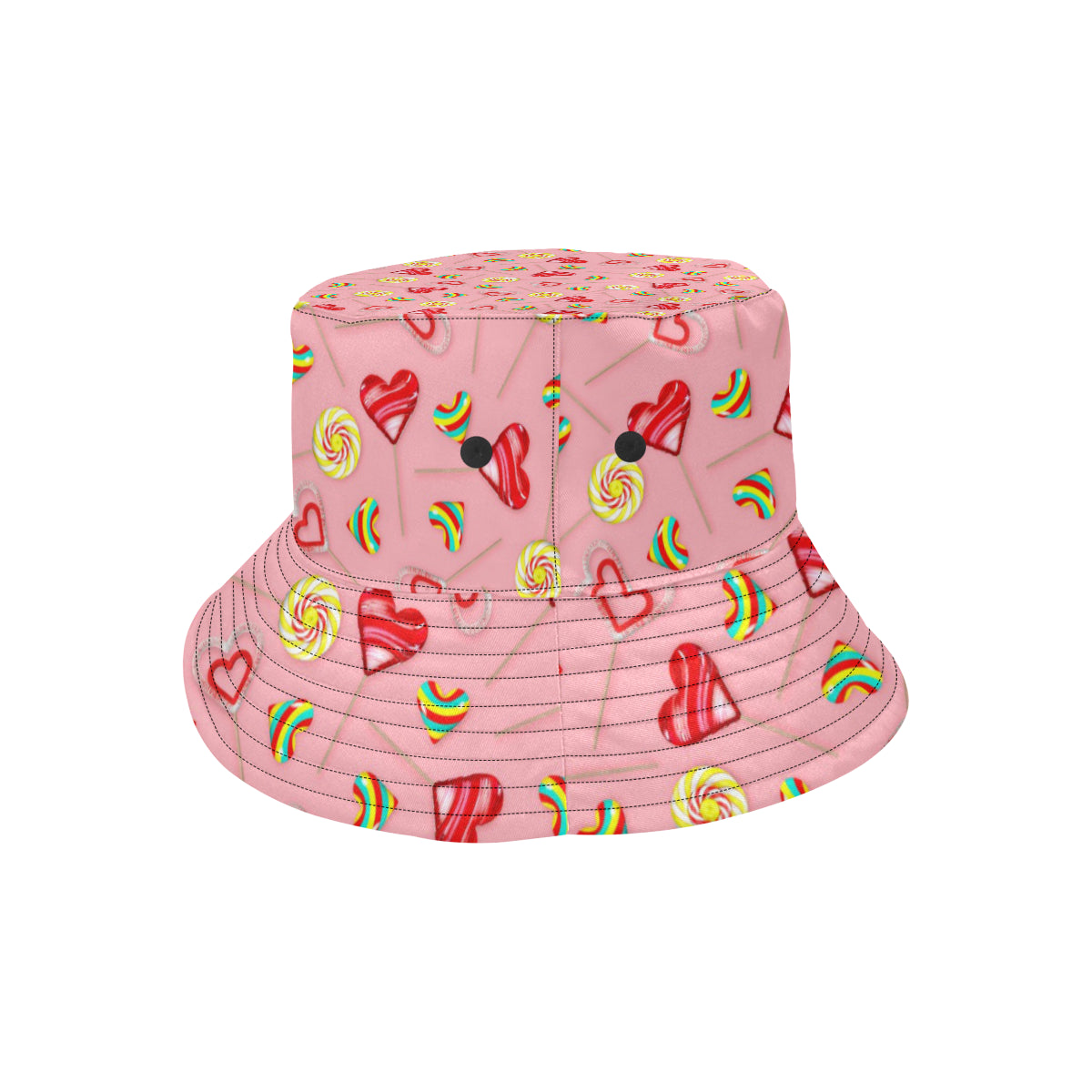 Lollipop Pattern Print Design LL05 Unisex Bucket Hat
