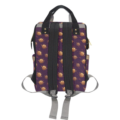 Cookie Pattern Print Design 03 Diaper Bag Backpack