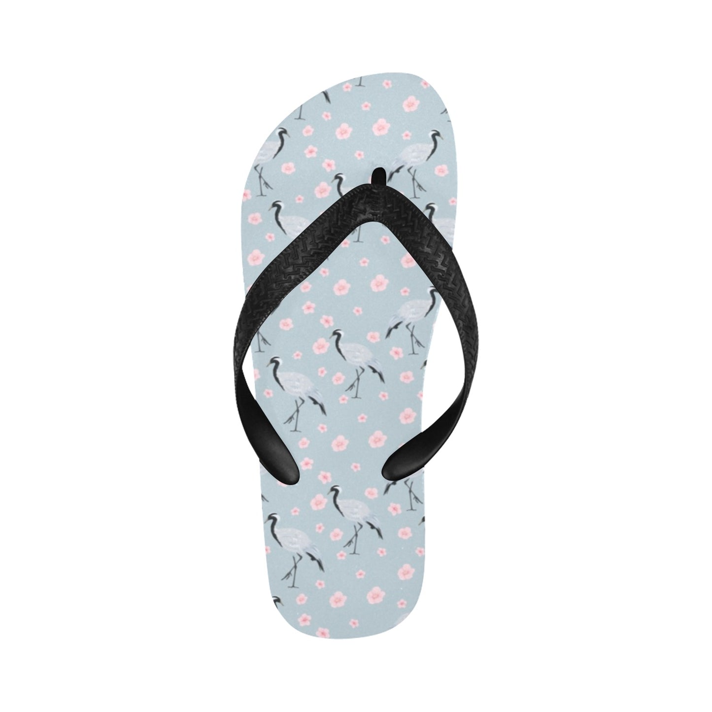 Sakura Bird Print Design LKS304 Flip Flops