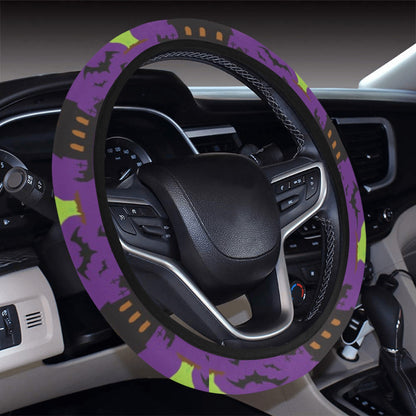 Halloween Print Design LKS403 Steering Wheel Cover with Elastic Edge