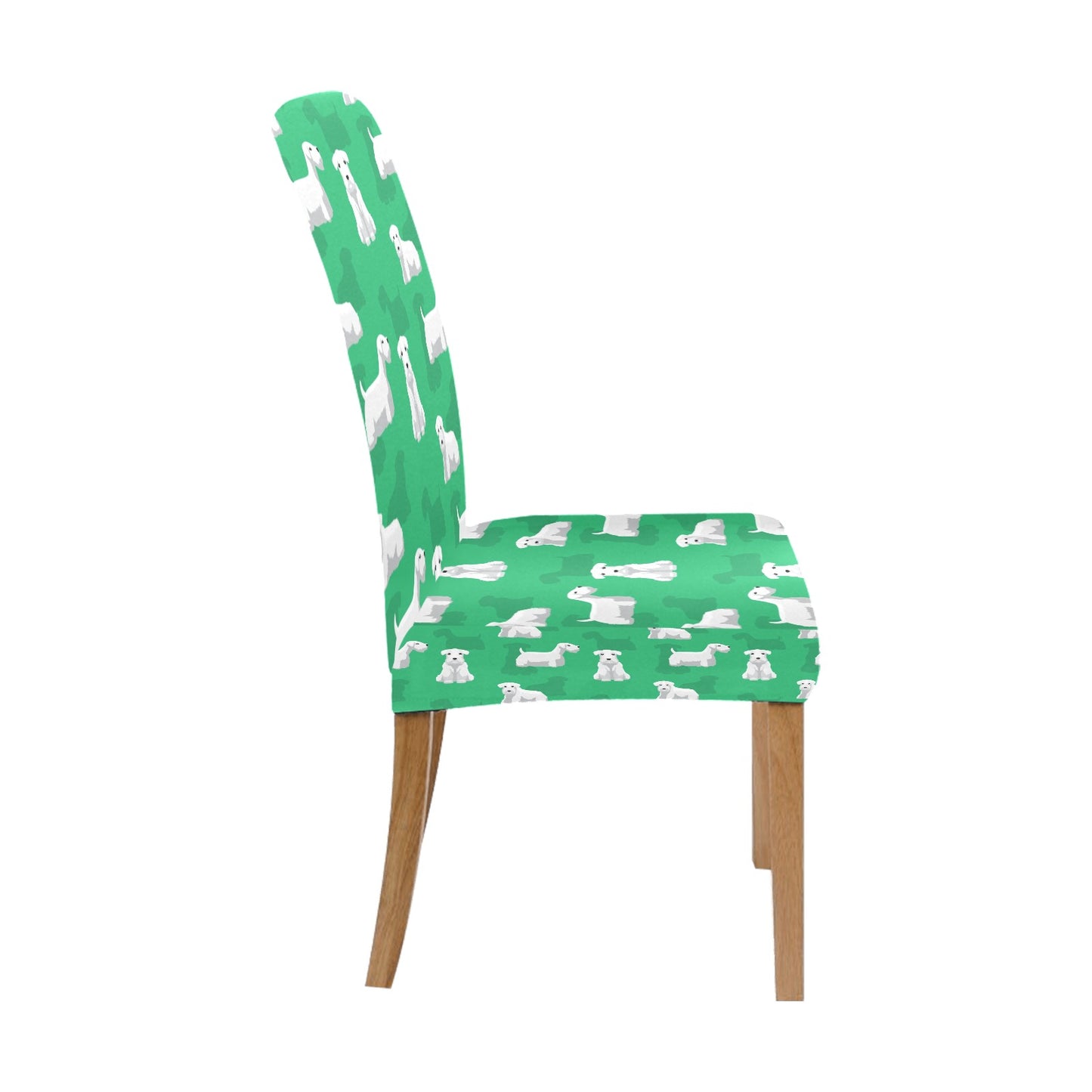 Sealyham Terriers Print Design LKS301 Dining Chair Slipcover