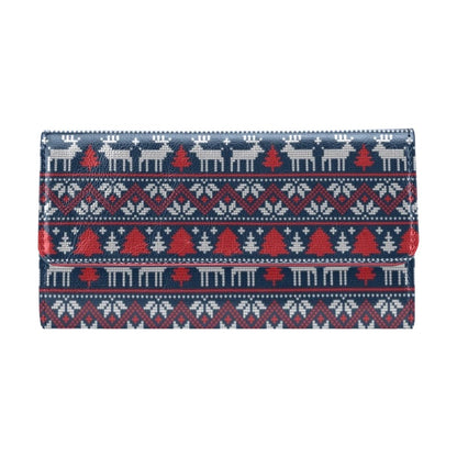 Reindeer Print Design LKS405 Women's Trifold Wallet