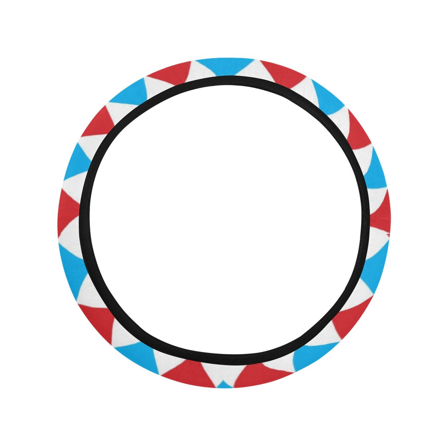 Harlequin Print Design LKS402 Steering Wheel Cover with Elastic Edge