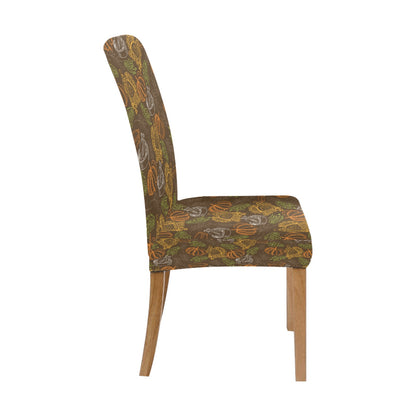 Thanksgiving Print Design LKS301 Dining Chair Slipcover