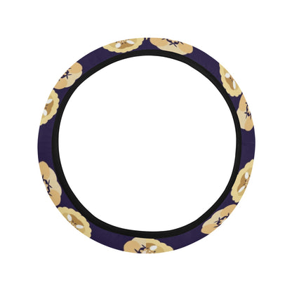 Sakura Print Design LKS303 Steering Wheel Cover with Elastic Edge