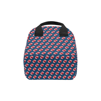 American Football Star Design Pattern Insulated Lunch Bag