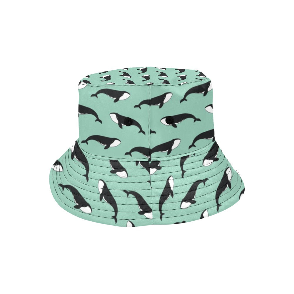 Whale Print Design LKS307 Unisex Bucket Hat