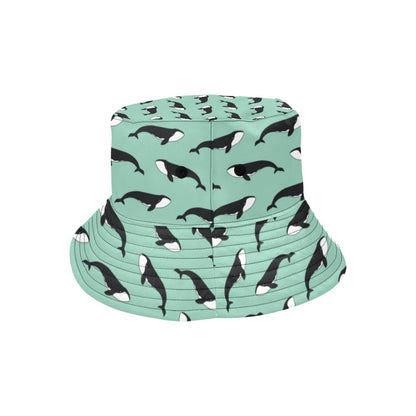 Whale Print Design LKS307 Unisex Bucket Hat