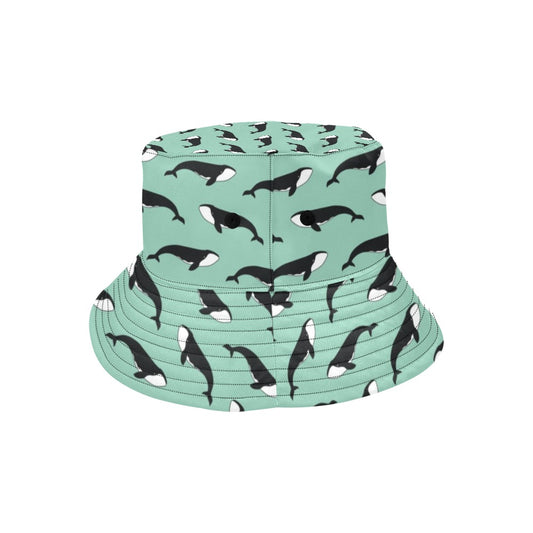 Whale Print Design LKS307 Unisex Bucket Hat
