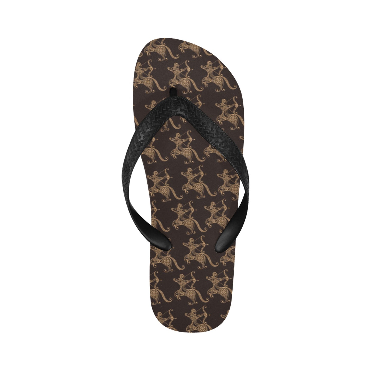 Sagittarius Print Design LKS301 Flip Flops