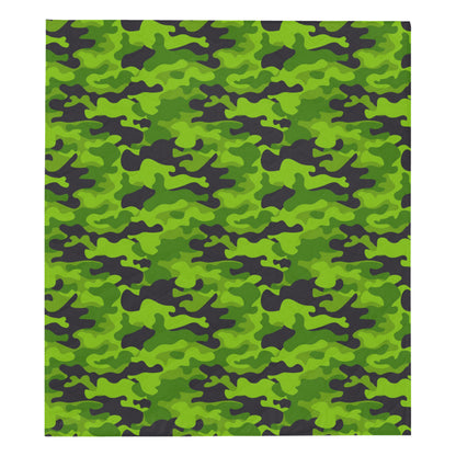 Green Kelly Camo Print Premium Quilt