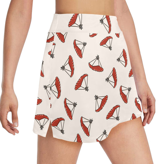 Skydiver Print Design LKS302 17" Golf & Pickleball Skort with Pockets