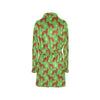 Setters Irish Print Design LKS302 Women's Fleece Robe