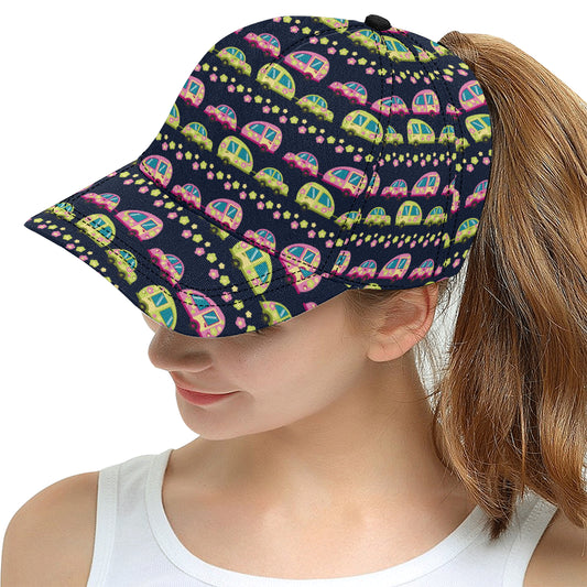 Camper Cute Camping Design No 3 Print Snapback Cap