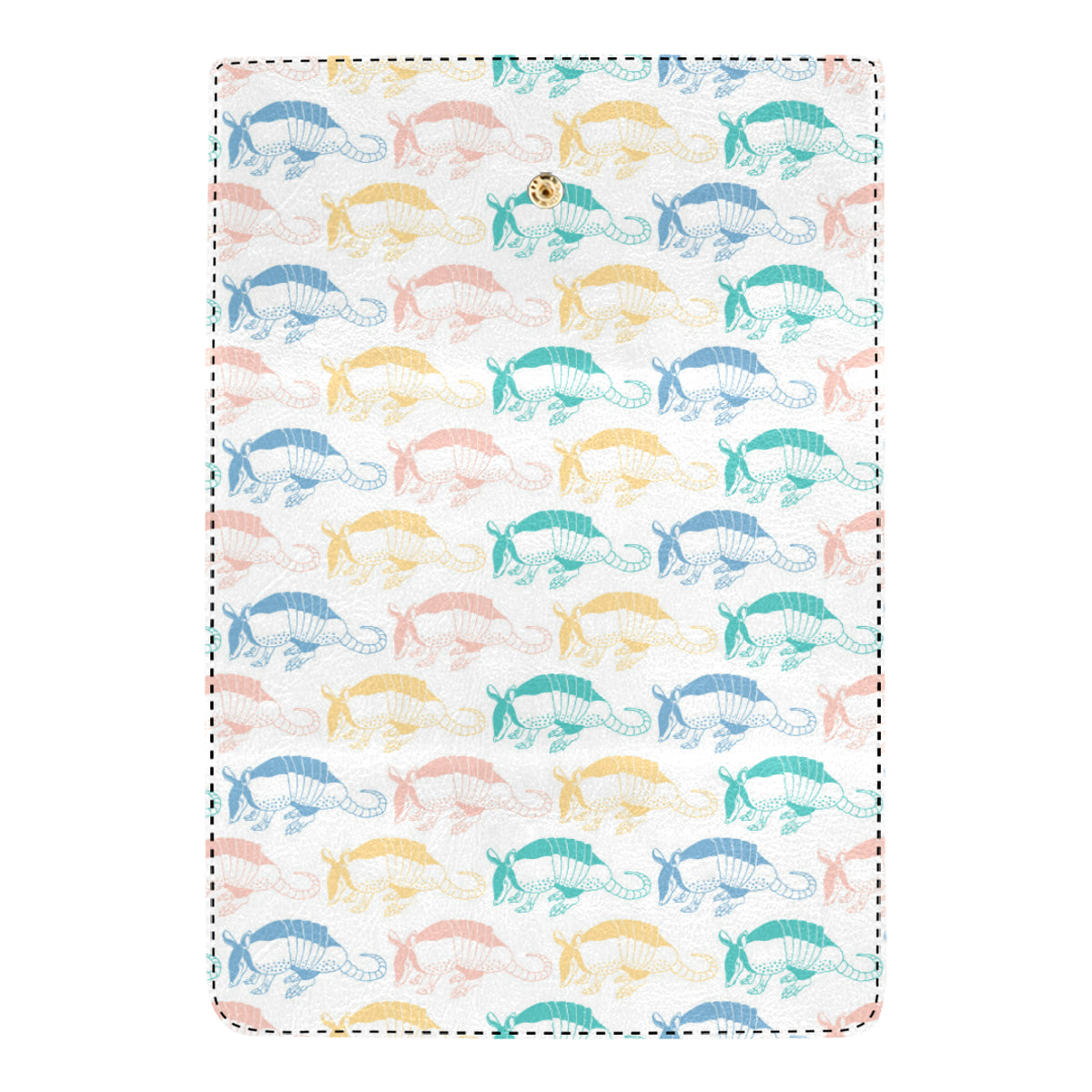 Armadillo Pattern Print Design 05 Women's Trifold Wallet